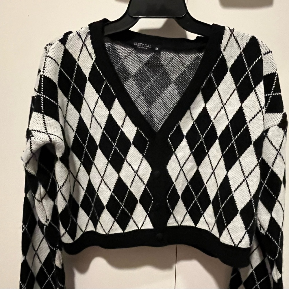 Black and White Cardigan